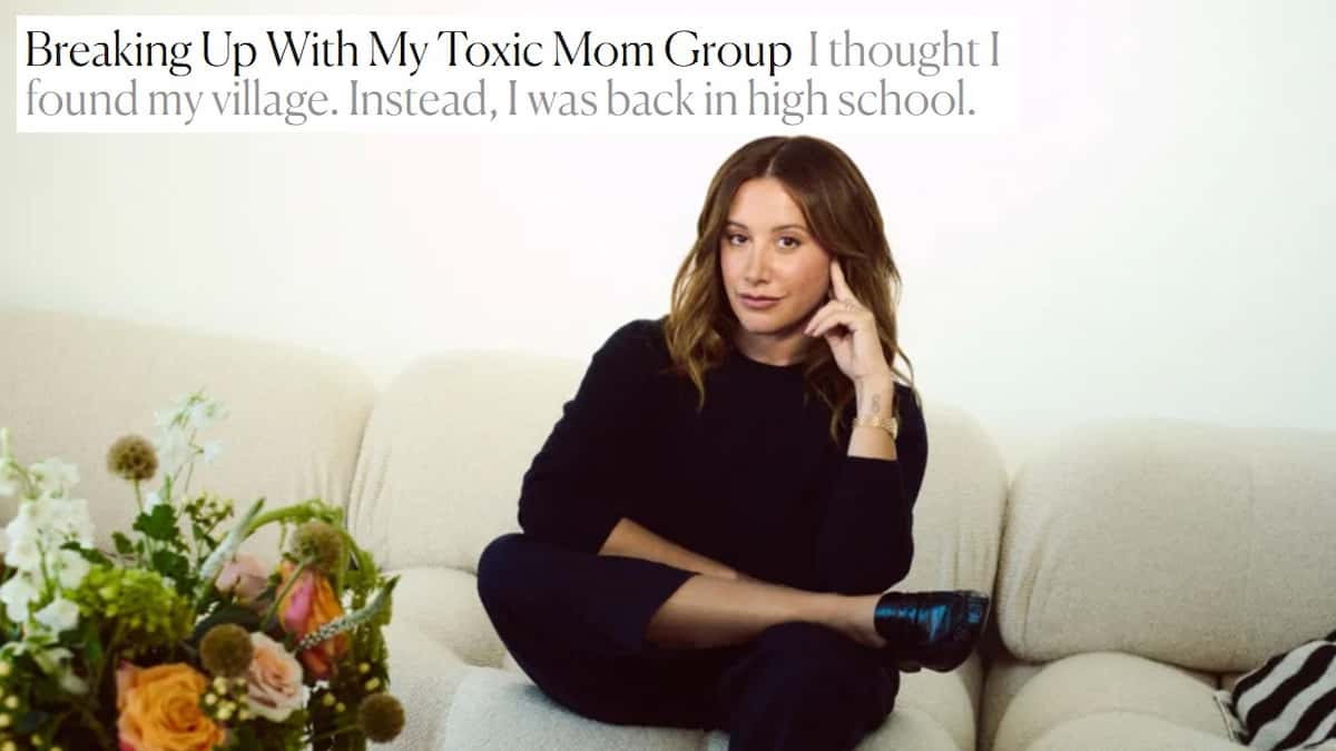 Ashley Tisdale's Toxic Mom Group Chat Drama