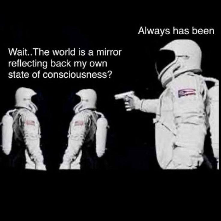 Always Has Been variation about the world mirroring consciousness