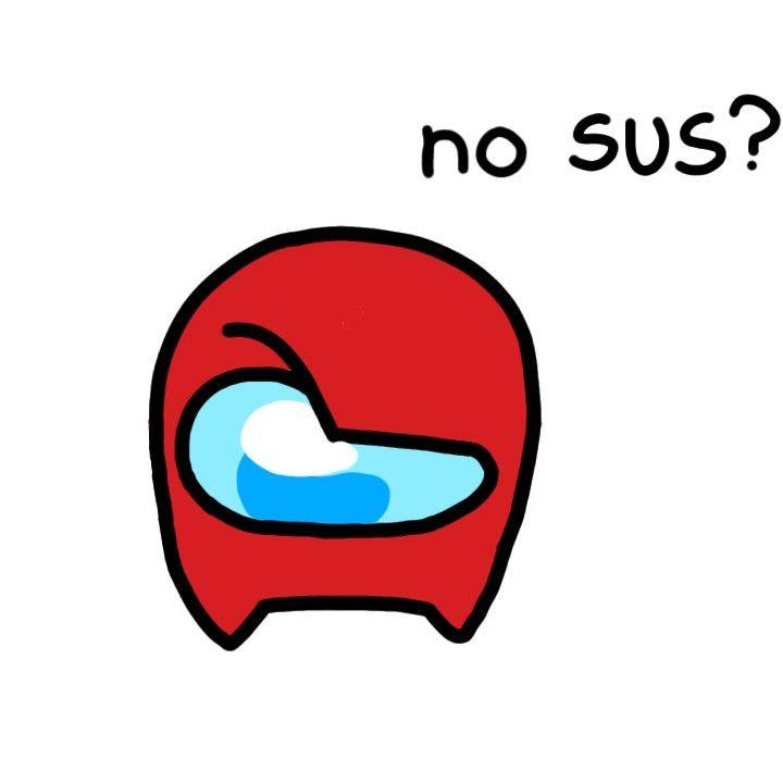 Variação de meme Among Us sus — exemplo 3