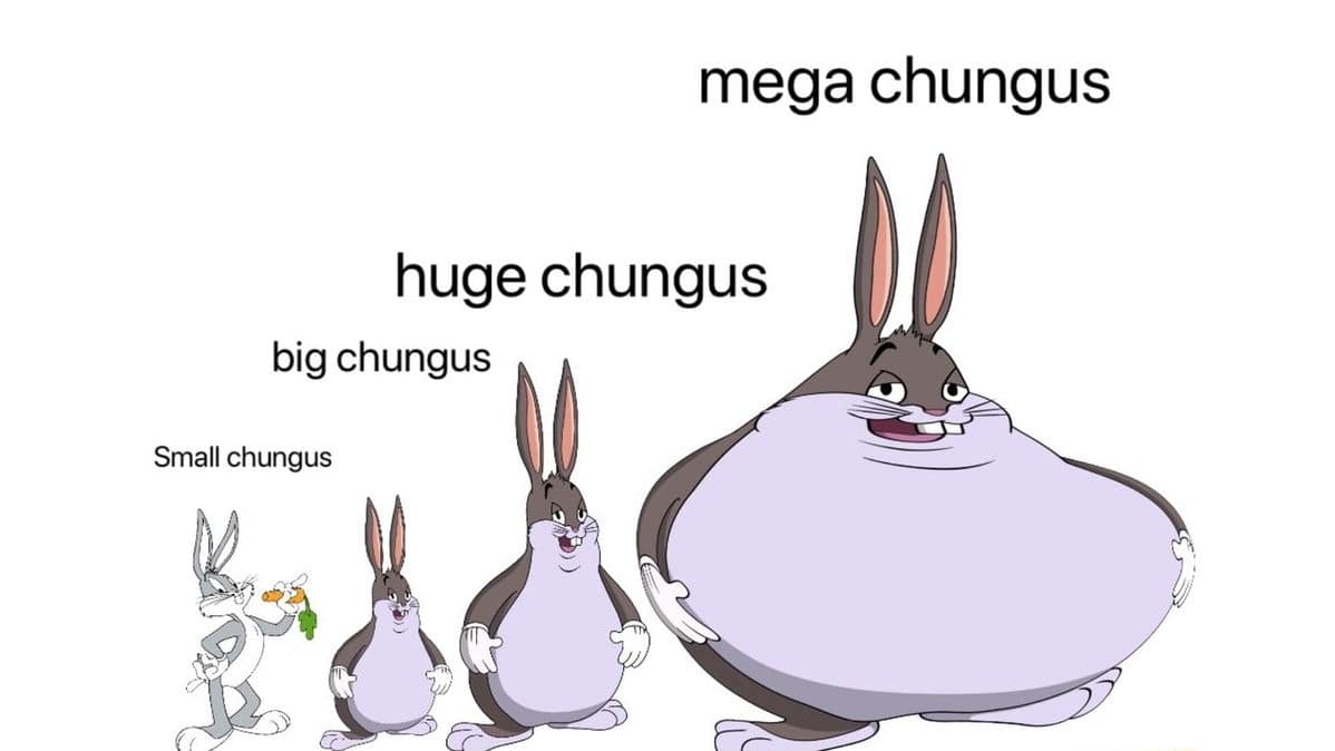 Big Chungus meme variation — example 8