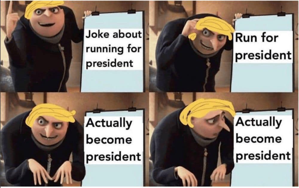 Gru's Plan parody about running for president