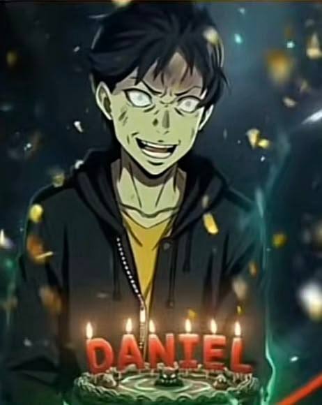 AI-styled Subaru Natsuki birthday image for Daniel