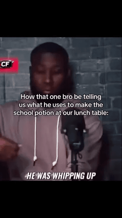 Jeff the Gov speaking into a microphone during The BlueTick Show prison interview that supplied the kettle meme footage
