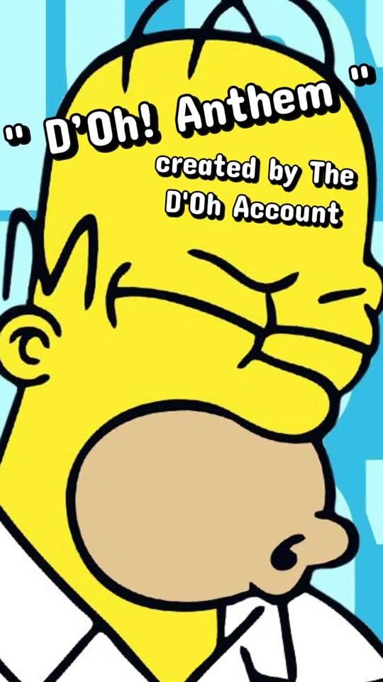 A Homer Simpson novelty song became a compact performance meme by turning four minor mishaps into a melodramatic anthem.