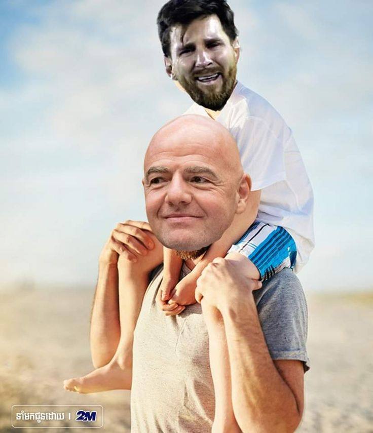 Lionel Messi FIFA Princess meme variant — example 5