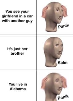 Three-panel relationship variation