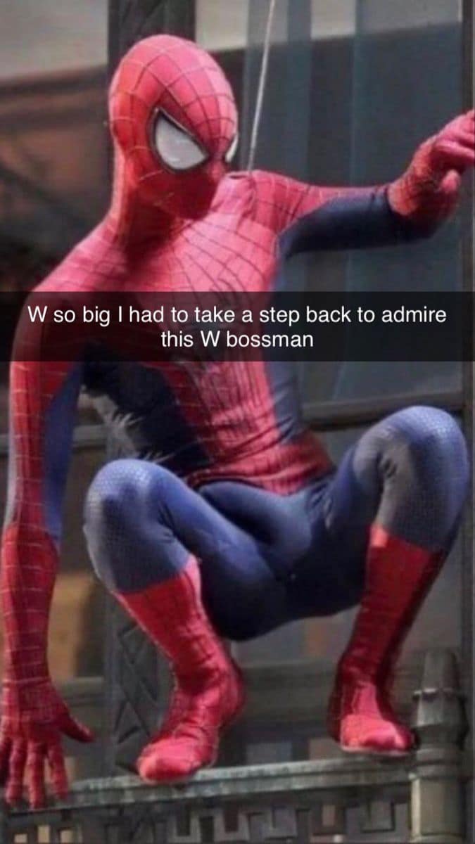 Variation du mème Spider-Man qui pointe — exemple 3