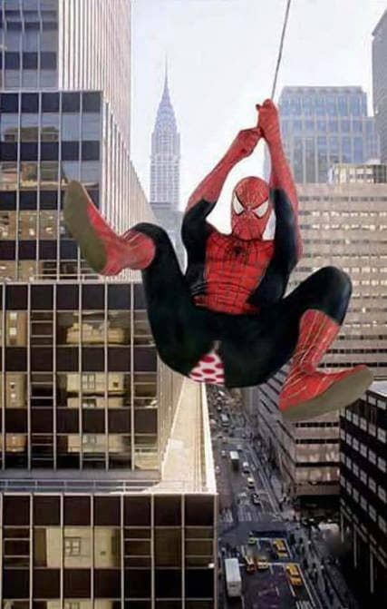 Variation du mème Spider-Man qui pointe — exemple 5