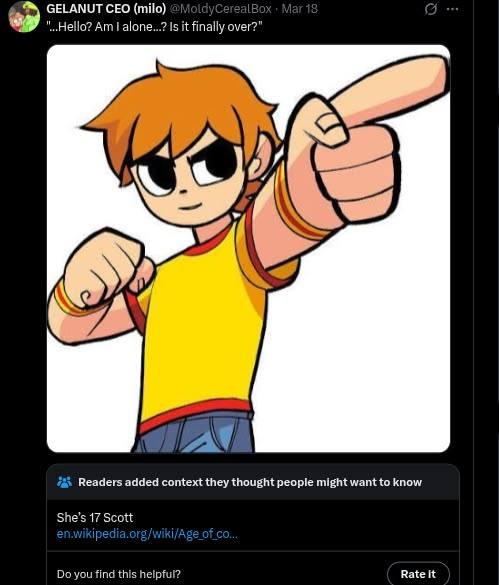 Macro de réaction Scott Pilgrim