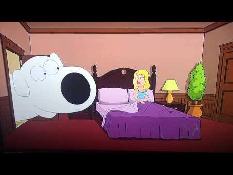Frame from the early YouTube upload of the Family Guy Snausages clip.
