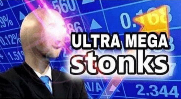 Stonks meme variation featuring Meme Man — example 5