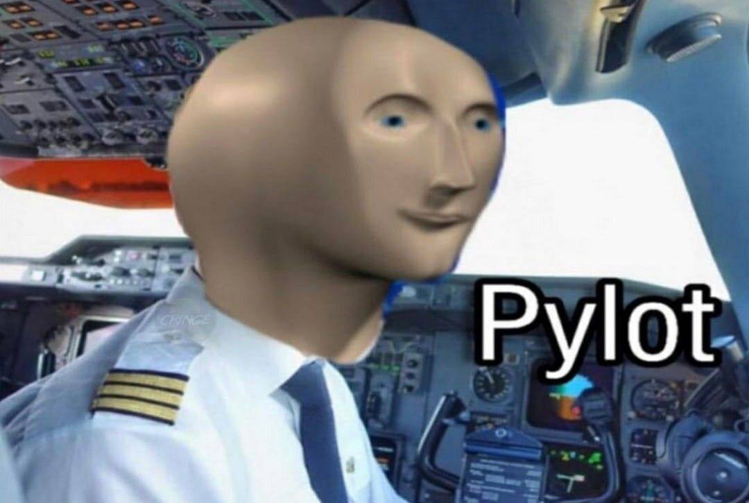 Stonks meme variation featuring Meme Man — example 6