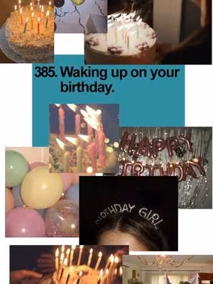 A vertical 1,000 Little Things TikTok edit pairing a colored prompt card with a personal photo moodboard