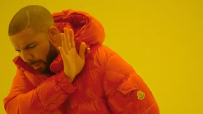 Drake Hotline Bling meme image