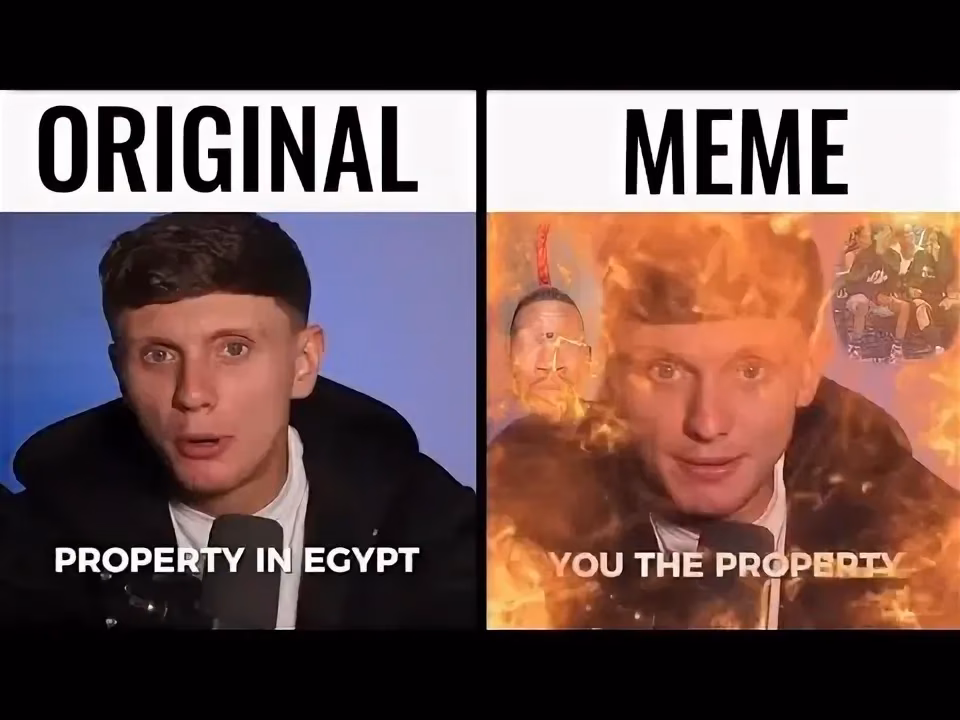 Cam Easty property-in-Egypt meme frame