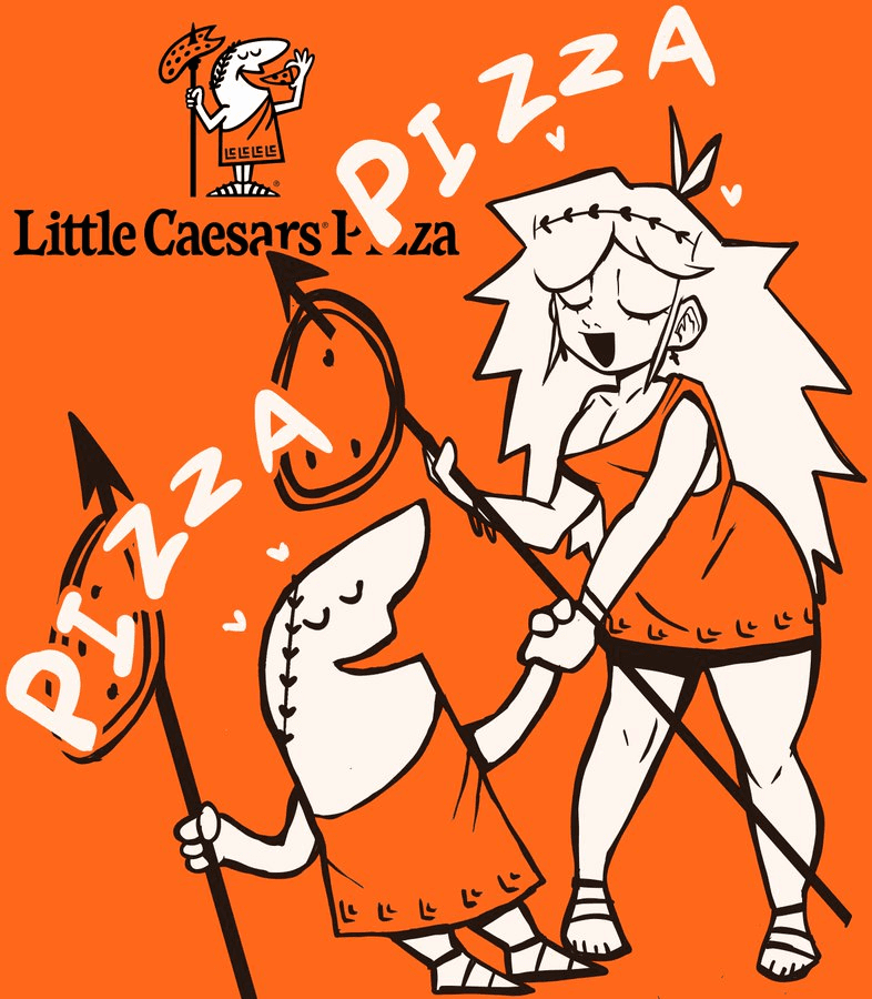 Little Caesar and Big Cleopatra fan art — example 3