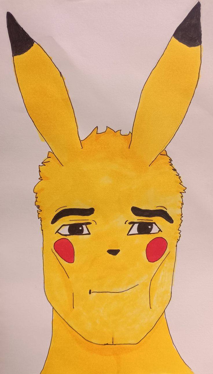 A handmade Pikachu costume meme