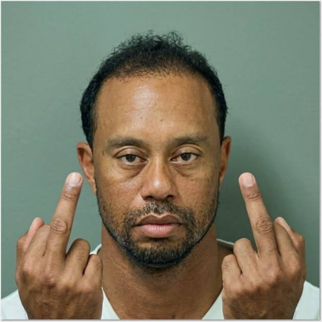 Tiger Woods March 2026 mugshot meme — example 1